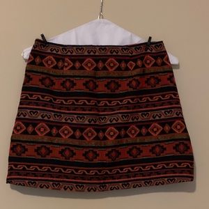 Forever 21 Exclusive Aztec Print Skirt